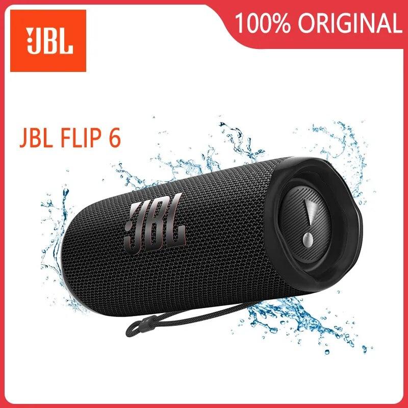 Original jbl flip6 sem fio bluetooth alto-falante portátil ipx7 à prova dwaterproof água ao ar livre estéreo baixo caixa de música flip5 alto-falantes tweeter